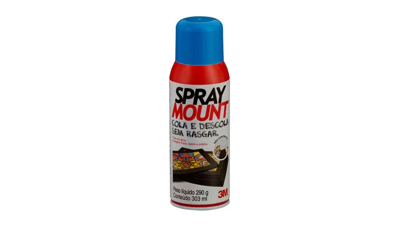 Spray Mount Adesivo Reposicionável 
